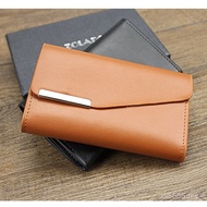 Multi-Card Slot Bag Card Holder Card Holder Women Men Women Zipper Bank Card Men Genuine Leather Cre