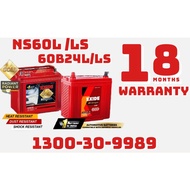 EXIDE 60B24L/LS | NS60L/LS (INSTALLATION PROVIDED) CAR BATTERY PROTON ISWARW HONDA CIVIC HRV TOYOTA 