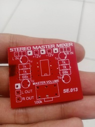 PCB master mixer stereo pertinak