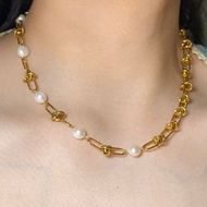 ALBA 珍珠鏈結頸鏈