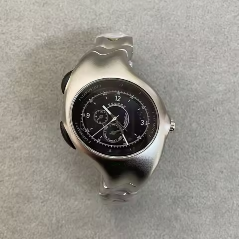 Luxury Y2K Creative Men's Watch Twisted Retro Fashion Medieval High-end ins Style Niche Quartz Watch