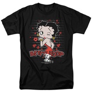 Popfunk Classic Betty Boop Classic Kiss T Shirt & Stickers
