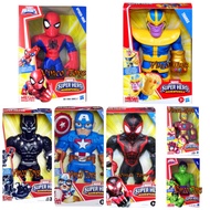 Hulk Iron Man SUPER HERO MARVEL MEGA MIGHTIES Playskool Spiderman Black Panther captain america action figure Thanos Miles Morales