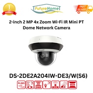 SG Local HikVision DS-2DE2A204IW-DE3/W(S6) 2-inch 2 MP 4x Zoom Wi-Fi IR Mini PT Dome Network Camera 