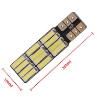 Car LED Indicator Wide Light T10-7020-12smd Single-Sided Decoding License Plate Light W5W Trunk Ligh