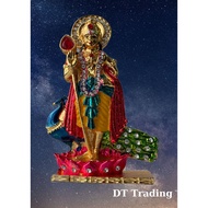 Murugan Colorful Statue with Stone Deco - Statue Suitable for Car Dashboard & Home Deco