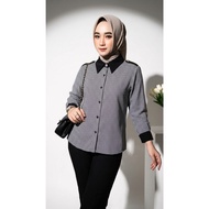 KEMEJA Vaoutfit Elvina Shirt PREMIUM CASUAL WORKWanita