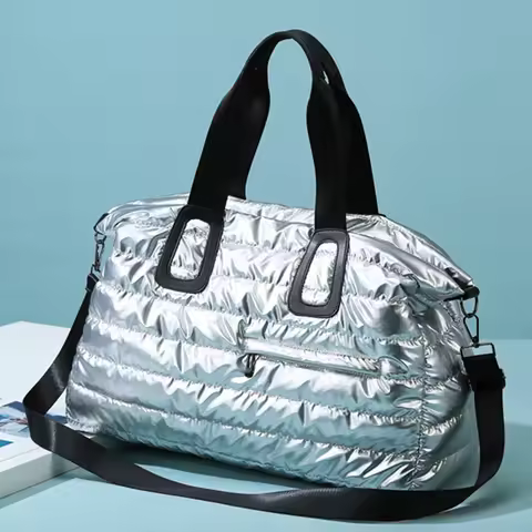 Wet Dry Separation Gym Fitness Bag Large Capacity Weekend Handbags Multifunctional Nylon Messenger B