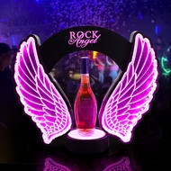 Bar LED Luminous wine holder with angel wings for liquor and champagne KTV Bar Counter XO Mingchuan 