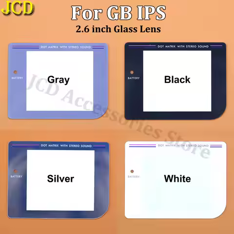 JCD 2.6 inch High Light LCD Screen Glass Lens For GameBoy Classic GB DMG IPS Mirror Lens Protector C