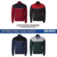 CROSSRUNNER Unisex Neil Training Tracksuit Set - Maroon Forest Green Navy Black CRT1200 CRT1200J