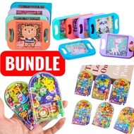 10pcs Maze Ball Puzzle Pinball Game Classic Travel Games Goodies Idea for Kids