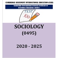 IGCSE SOCIOLOGY (PAPER 1,2) PAST YEAR PAPER 2020 - Nov 2025!
