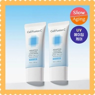 [Cell Fusion C] Aquatica Cooling Sunscreen 35ml +35ml + 1.2ml*14ea