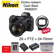 Nikon Z6 + FTZ + 24-70mm NIKON MALAYSIA Mirrorless DSLRCamera with 24-70mm Lens