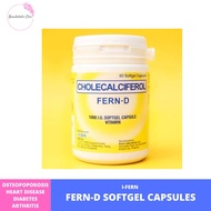 BEAUTAHOLIC Authentic I-Fern FERN-D Softgel Vitamins and Minerals 1000 IU Immune Booster Fern D Vita