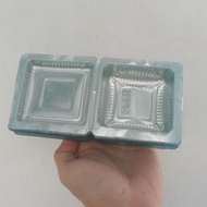 Clear Food Grade Mika Box Cake Container Size 6x
