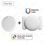 Smart Tags Bluetooth GPS Portable Tracker with Magnet Holder Work with Google Find Hub Device Tracke