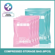 Case Valker 6pcs Handroll Cloth Compression Storage Bagase Valker 6pcs Handroll Cloth Compression St