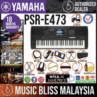 Yamaha Keyboards PSR-E473 61-Keys Portable Keyboard with Adapter (PSRE473 / PSR E473)