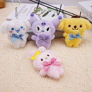 Kuromi Keychain Cute Sanrio Plushie Keychain Cinnamoroll Keychain