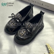 Latest Korean Cute Ribbon Model Lofers Shoes for Girls Ages 1-3 Years