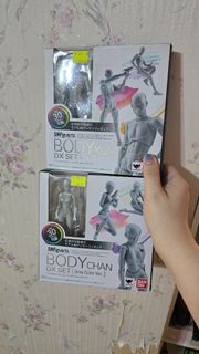 Bandai SHF BODY Chan DX Set 1/12 灰色女素體 BODY KUN DX SET Gray Color Ver. 男性灰色素體 杉森建