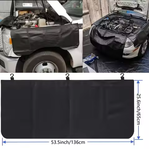 Fender Cover Fender Mat Pad Protector for Repair Automotive Mechanic Work Magnetic Auto Fender Cover