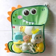 [Ready Stock] Baby Bath Toys Cute Duck Dinosaur Mesh Net Storage Bag Strong Suction Cups Bath Game B