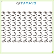 TAMAYO 10Pcs Extended Compressed Springs, 6mm OD 0.6mm Wire Size Compression Spring, Practical Silve
