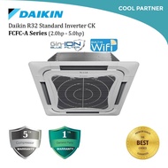 DAIKIN 2.0-6.0HP Inverter Ceiling Cassette Air Conditioner FCF Series R32