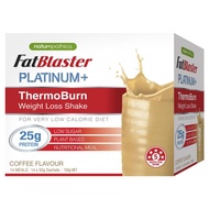 Naturopathica Fatblaster Platinum + ThermoBurn Coffee Shake 14x50g