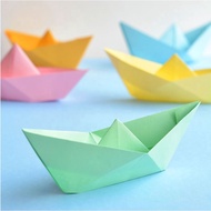 Origami Boat 2 | Ship Ship Ship | Sailboat | Boat Boat Boat | Folding paper | Sampan | Decoration