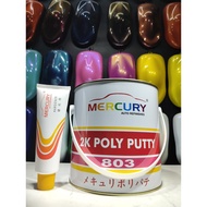MERCURY 803 2K POLY PUTTY - 4KG WITH HARDENER / SIMEN KERETA