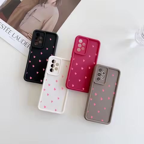 Cute Pink Little Love Heart Phone Case For OPPO Realme 5 5i 5S 6i 7i 8i 9 7 GT Master GT3 C2 C17 Ren