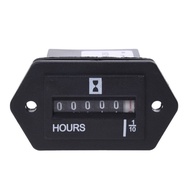 Generator Sealed Hour Meter Counter Mechanical Hour Meter Timer Gauge Fits Diesel Gasoline Engine Ge