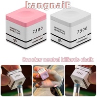 KANGNAI TP7500 Billiard Chalk, Square Non-slip Snooker Neutral Pool Chalk,  Fine Powder Pink/Grey Bi