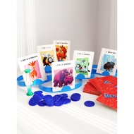 Guess Who I Am Card Game Headband You Compare Me Guess Card English Children Educational Parent-Chil