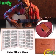 LANFY Guitar Chord Book Cover, Folding Paperback 6 String Guitar Chord Book Cover, Guitar Parts &amp; Accessories Folk Vintage Folk Songs Portable Classical Guitar