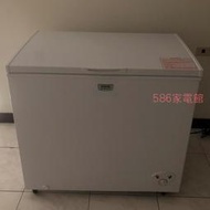 台南送安裝~《台南586家電館》SANLUX三洋冷凍櫃261L【SCF-261W】前置排水孔