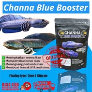 CHANNA BLUE BOOSTER | setara pelet premium 88 | pelet ikan channa blue pulchra blue orna blue orcha