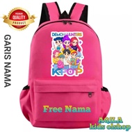 Demon hunters kpop backpack kpop hunters kids bag