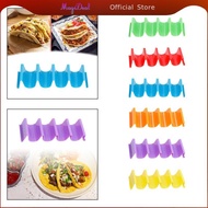 MagiDeal Taco Holder, Tortilla Holder, 4 Taco Holder, Burrito Holder, Plate, Pancake Rack, Tortilla 