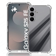 Clear Soft Shockproof Cover For Samsung Galaxy S25 FE Case Protection Phone Shell SamsungS25FE Galax