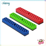 CHERRY Magnetic Hex Bit Holder Organizer, 43 Holes Plastic+Magnetic Screwdriver Bit Storage Organize