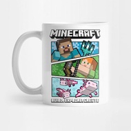Build, explore & axolotl! Minecraft Mug