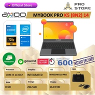 AXIOO MYBOOK PRO K5 (8N2) I5 1135G7 8GB 256SSD W10PRO 14.0 SLV TKDN