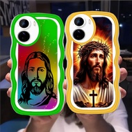 S-4 Jesus Casing for VIVO Y22s Y02t Y02s Y02 Y22 Y35 Y16 Y75 5G transparent TPU