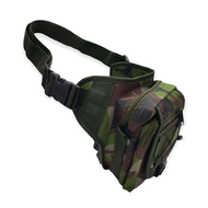 Tas SelempangPahaPinggang Loreng GurunHitamHijauKrem Cordura