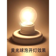 Ordinary Old-fashioned Spherical Incandescent Bulb Pointed Bulb E27E14 Screw Tungsten Filament Bulb 